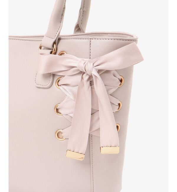 MAJESTICLEGON「サイドレースアップトート」|トートバッグ|