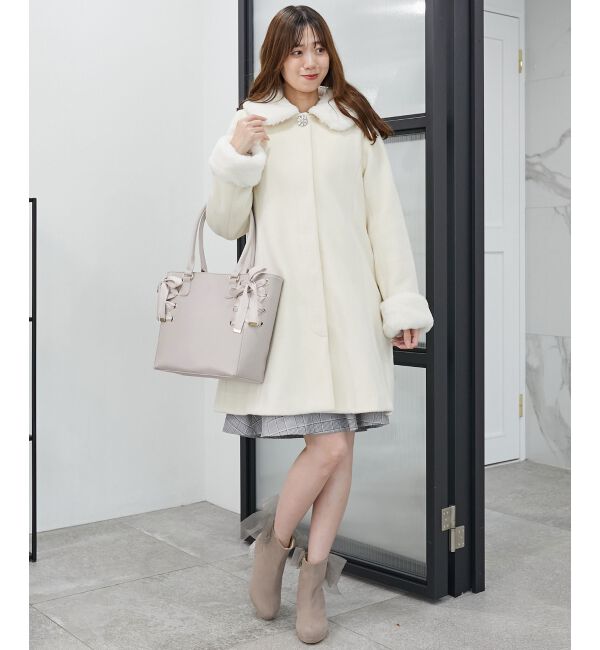 MAJESTICLEGON「サイドレースアップトート」|トートバッグ|