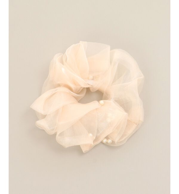  「パールラッピングシュシュ」|ヘアゴム・シュシュ|