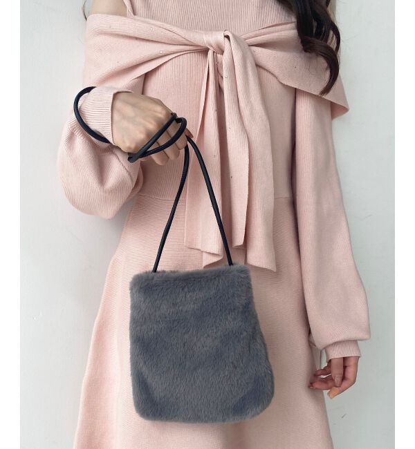  「ファーポシェット」|その他|Ｃ／グレー