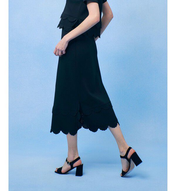 LOULOU WILLOUGHBY「【LOULOU WILLOUGHBY】パンチングスカラスカート」|スカート|