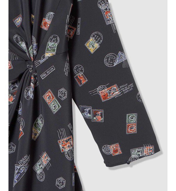 LOULOU WILLOUGHBY「【LOULOU WILLOUGHBY】レタープリントワンピース」|ワンピース|