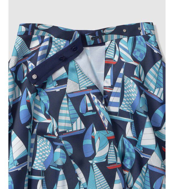 LOULOU WILLOUGHBY「【LOULOU WILLOUGHBY】RATTI マリーナプリントフレアスカート」|スカート|