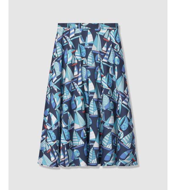 LOULOU WILLOUGHBY「【LOULOU WILLOUGHBY】RATTI マリーナプリントフレアスカート」|スカート|