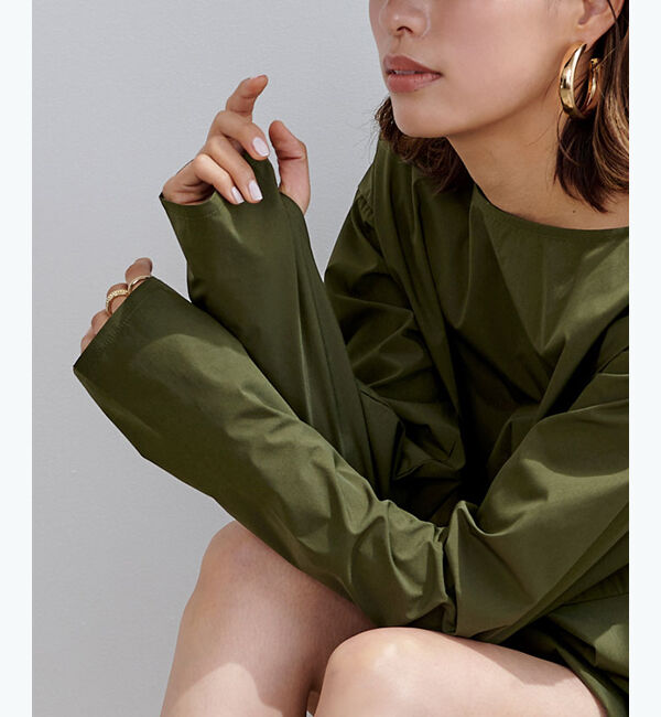 ur's「ペプラムデザイントップス/ラッシュガード」|プルオーバー|