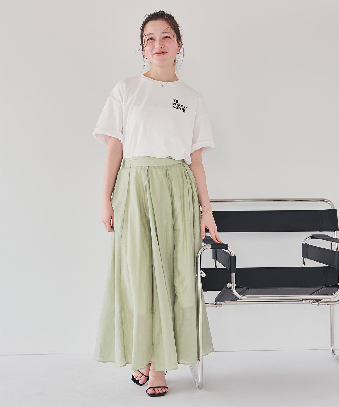 titivate「シアータックギャザースカート」|スカート|