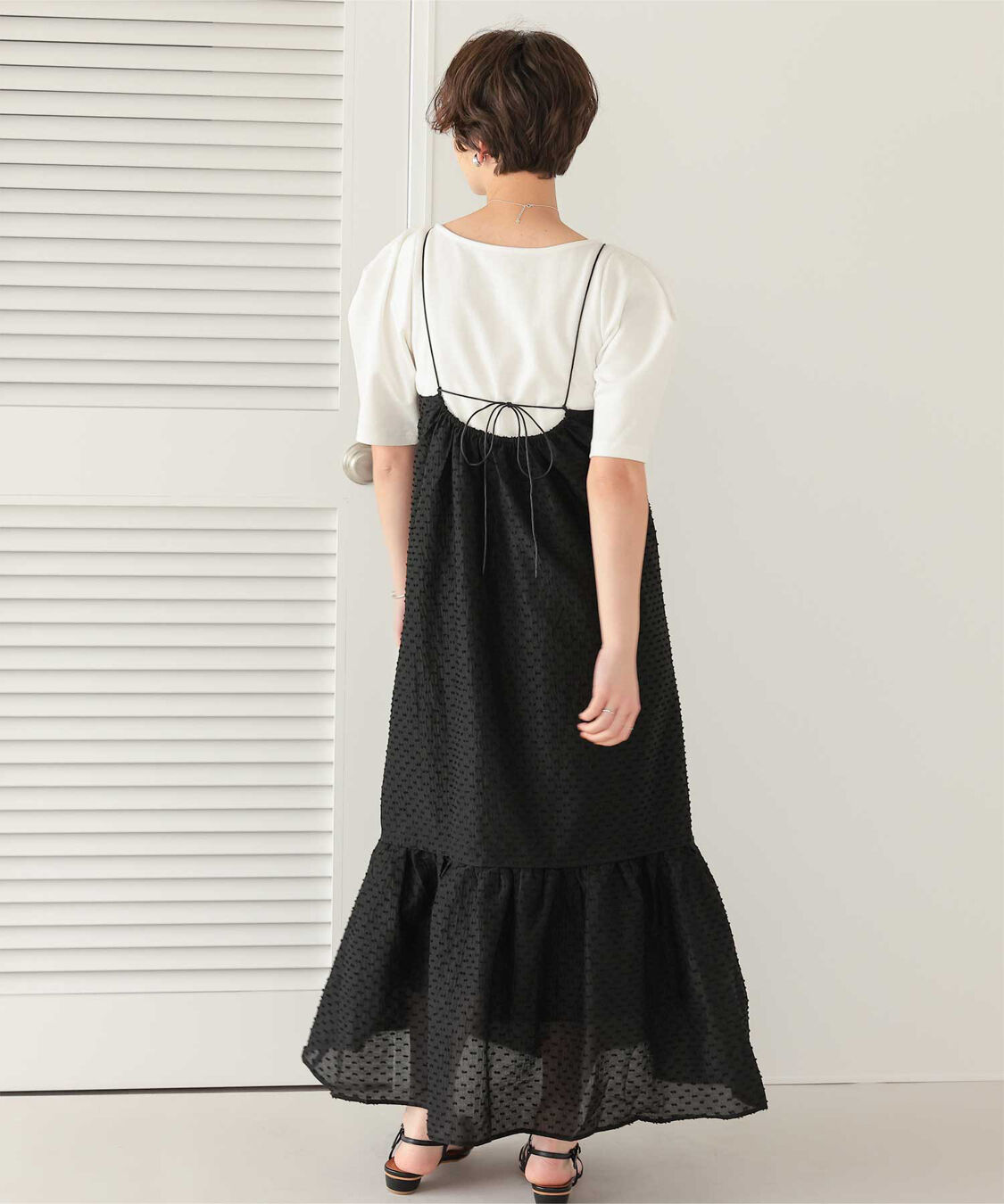 titivate「バックリボンキャミソールワンピース」|ワンピース|