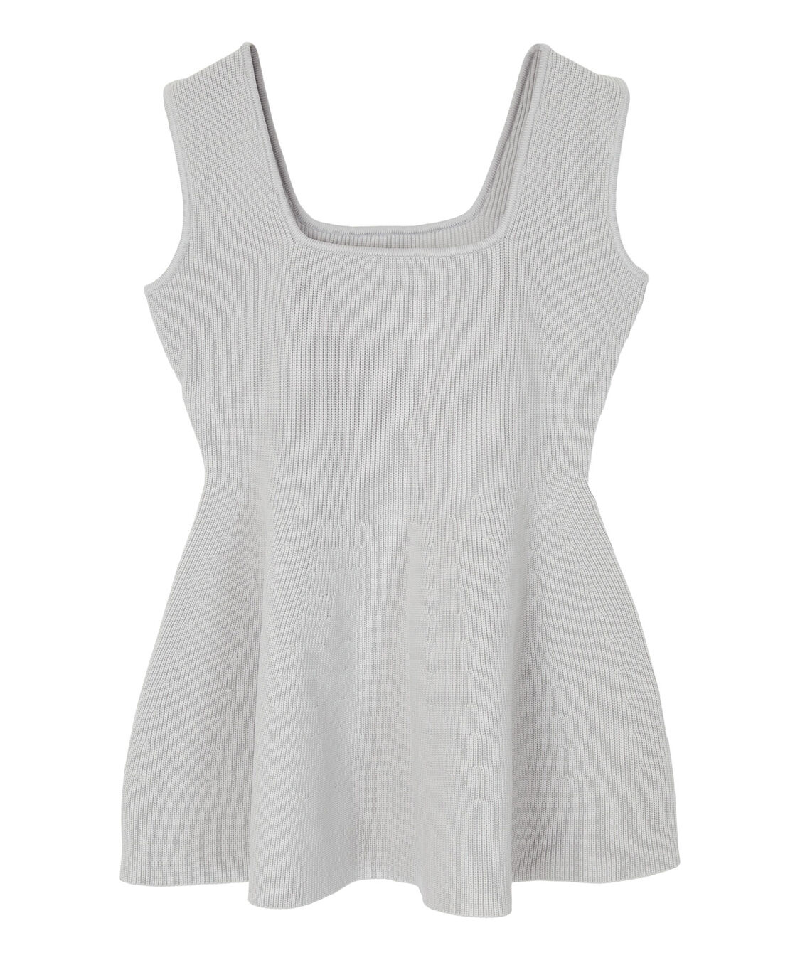 ur's「前後2wayスポンディッシュスクエアネックペプラムニット」|ニット・セーター|