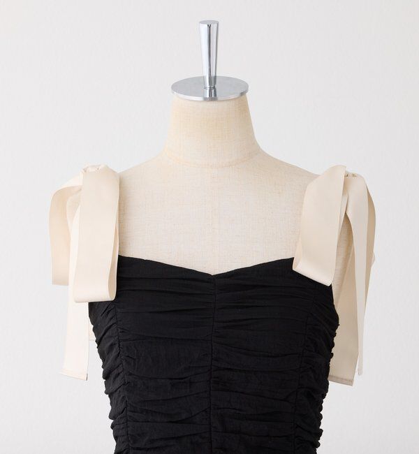  「背中あきティアードキャミワンピ」|ワンピース|