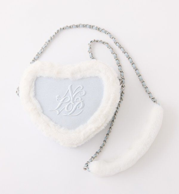  「ハートスエードロゴショルダーバッグ」|ショルダー・メッセンジャー|