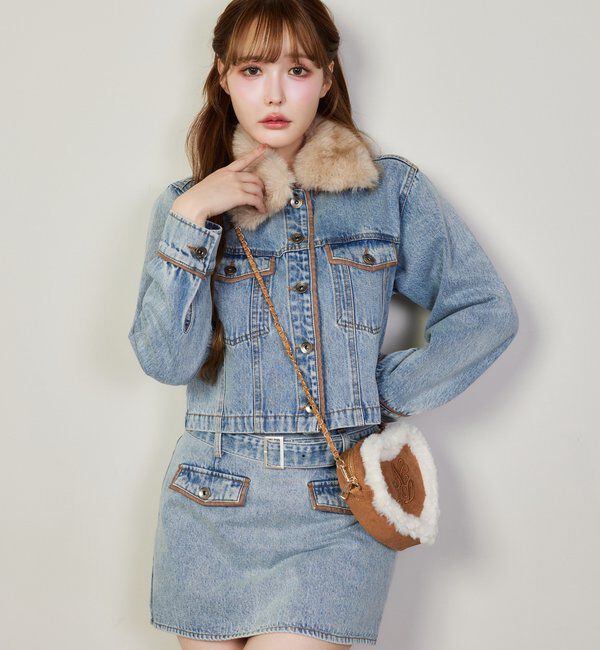  「【即日発送】ベルト付ミニスカート」|スカート|