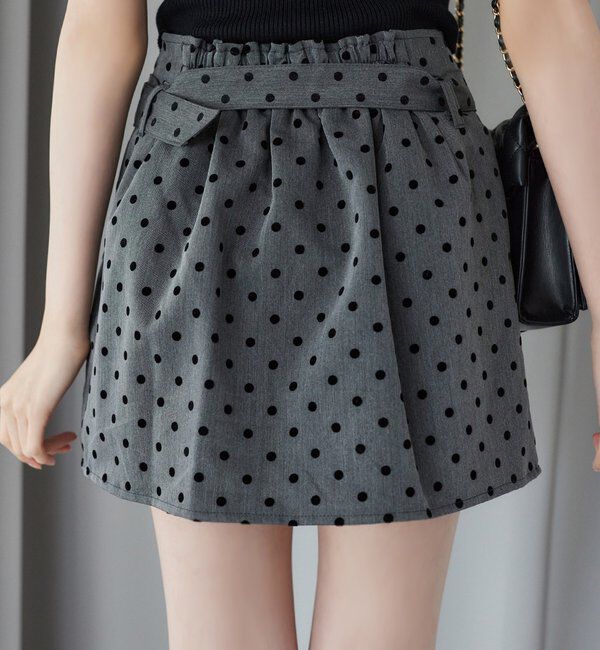  「【即日発送】ベルト付ミニスカート」|スカート|
