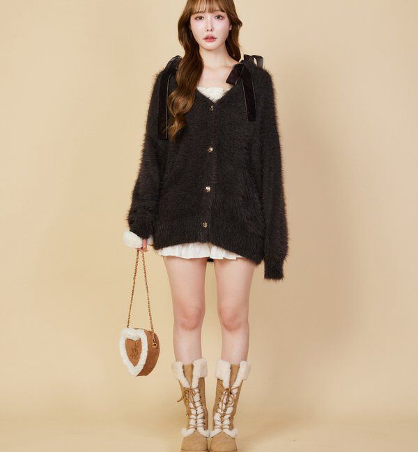  「マイナス３キロレースアップムートンブーツ」|その他|