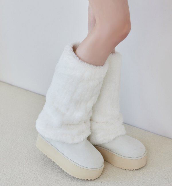  「2wayフェイクムートンブーツ」|その他|