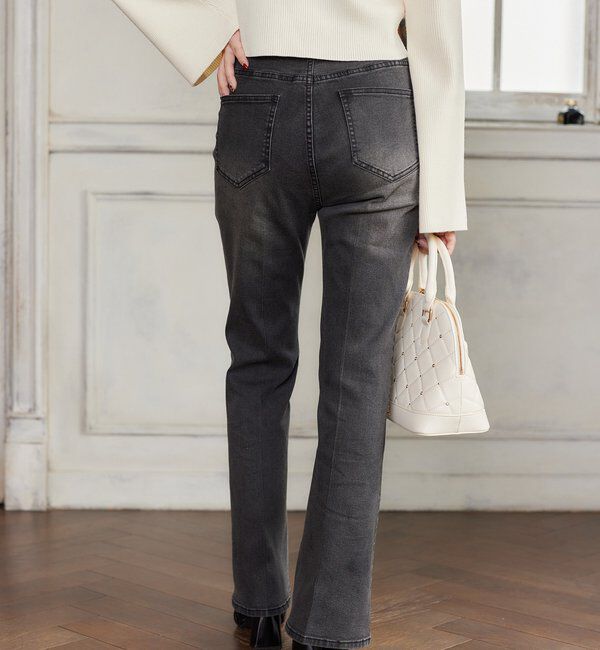  「美脚ラインストーンデニムパンツ」|その他|