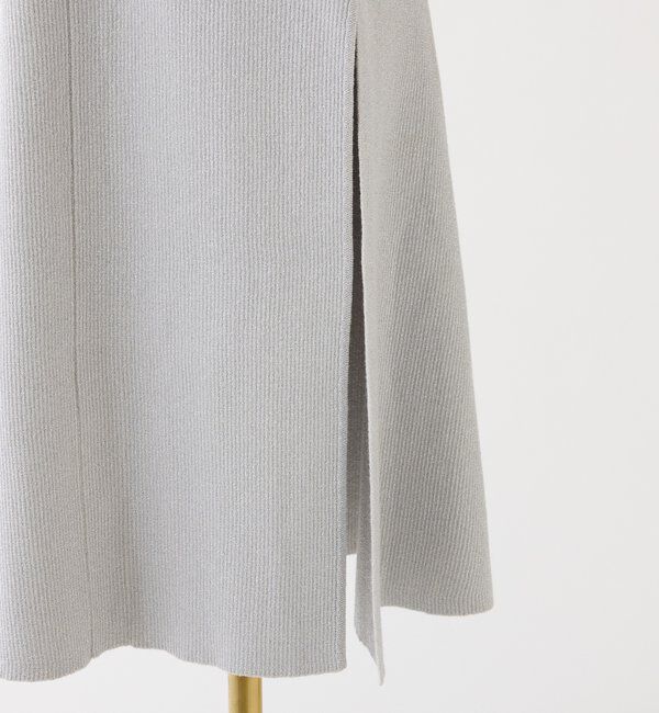  「スリット入りニットスカート」|スカート|