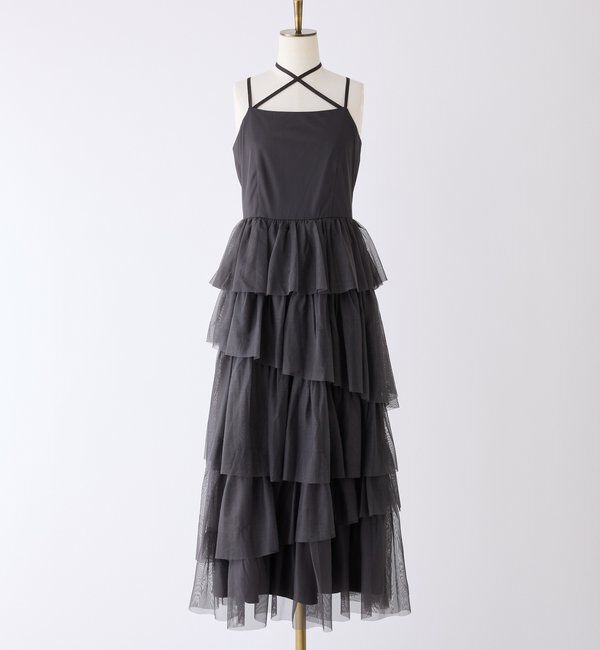  「【WEB限定リバイバル】ティアードチュールワンピース」|ワンピース|