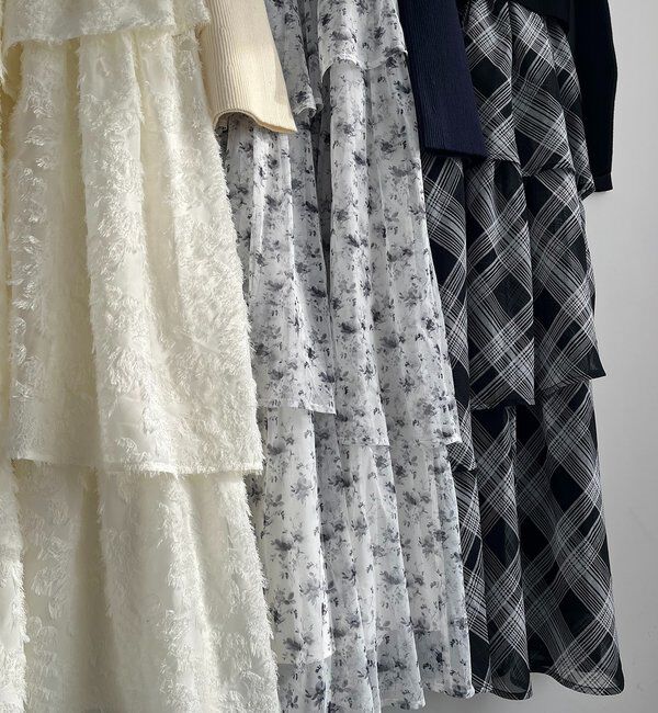  「カーデセットドッキングティアードワンピ」|ワンピース|