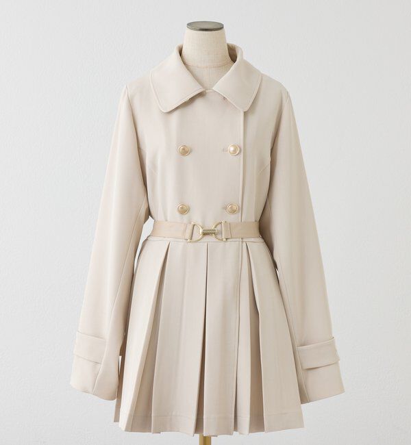  「ウエストベルトプリーツミニトレンチ」|その他|