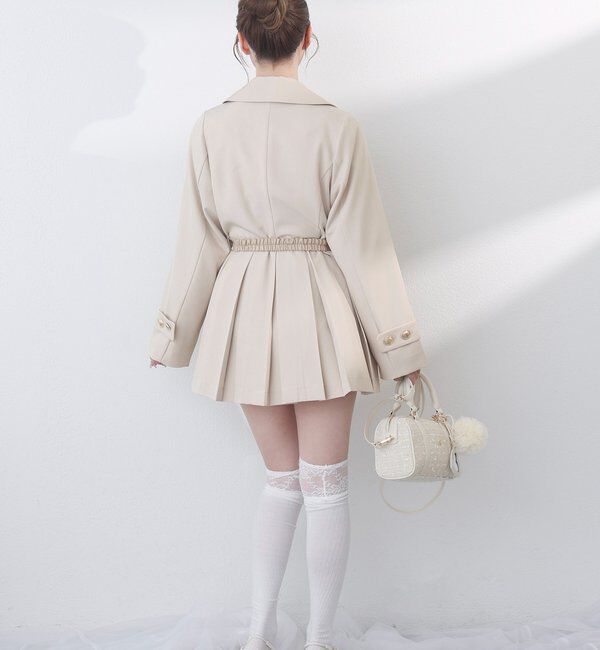  「ウエストベルトプリーツミニトレンチ」|その他|