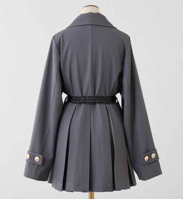  「ウエストベルトプリーツミニトレンチ」|その他|