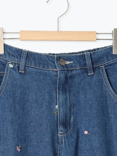 Samansa Mos2「【S/M/L/XLサイズ】カーブシルエットデニムパンツ」|その他|