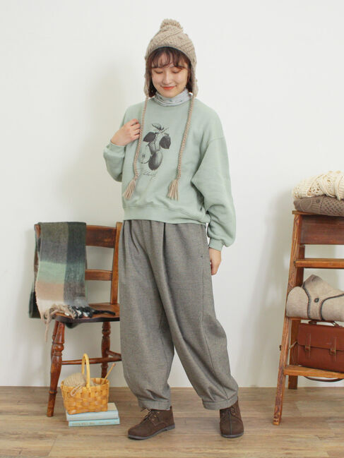 Samansa Mos2「柄アソートプリントスウェット」|Tシャツ・カットソー|