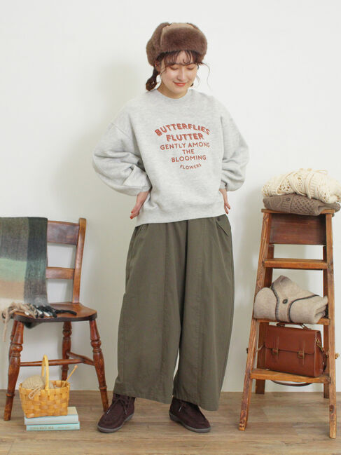 Samansa Mos2「柄アソートプリントスウェット」|Tシャツ・カットソー|