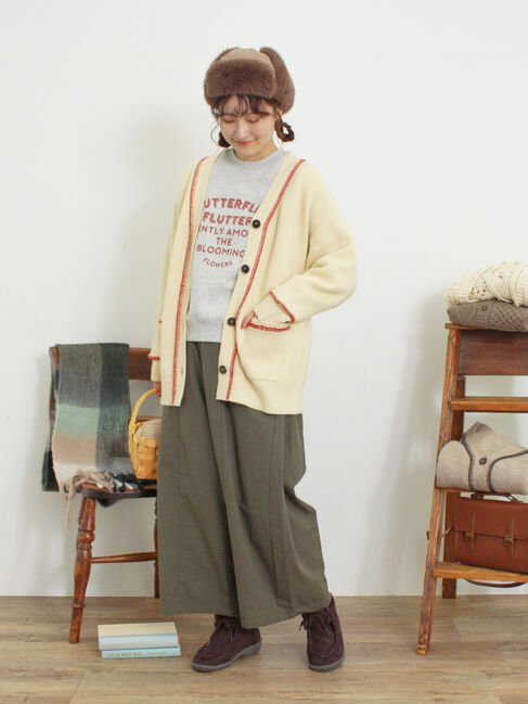 Samansa Mos2「柄アソートプリントスウェット」|Tシャツ・カットソー|