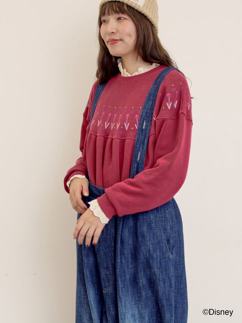 Samansa Mos2「【Disney】アナと雪の女王/柄プリントスウェット」|Tシャツ・カットソー|