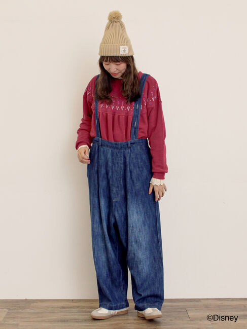 Samansa Mos2「【Disney】アナと雪の女王/柄プリントスウェット」|Tシャツ・カットソー|