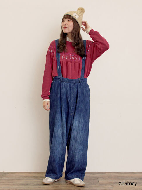 Samansa Mos2「【Disney】アナと雪の女王/柄プリントスウェット」|Tシャツ・カットソー|