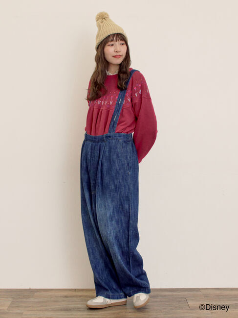 Samansa Mos2「【Disney】アナと雪の女王/柄プリントスウェット」|Tシャツ・カットソー|