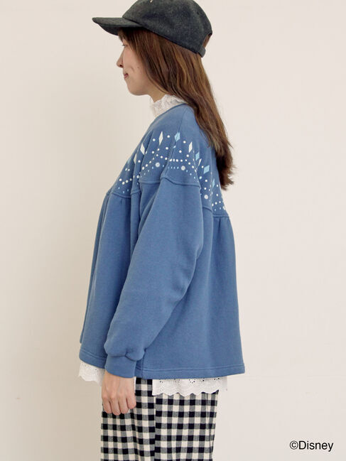 Samansa Mos2「【Disney】アナと雪の女王/柄プリントスウェット」|Tシャツ・カットソー|