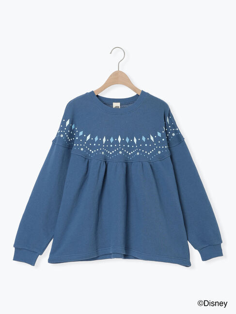 Samansa Mos2「【Disney】アナと雪の女王/柄プリントスウェット」|Tシャツ・カットソー|