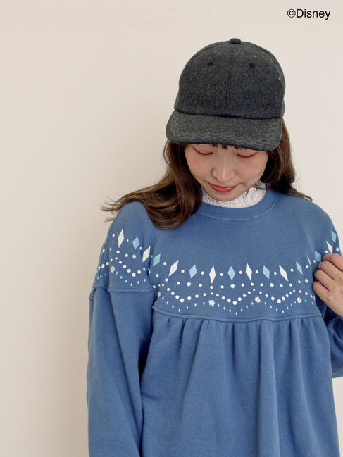 Samansa Mos2「【Disney】アナと雪の女王/柄プリントスウェット」|Tシャツ・カットソー|