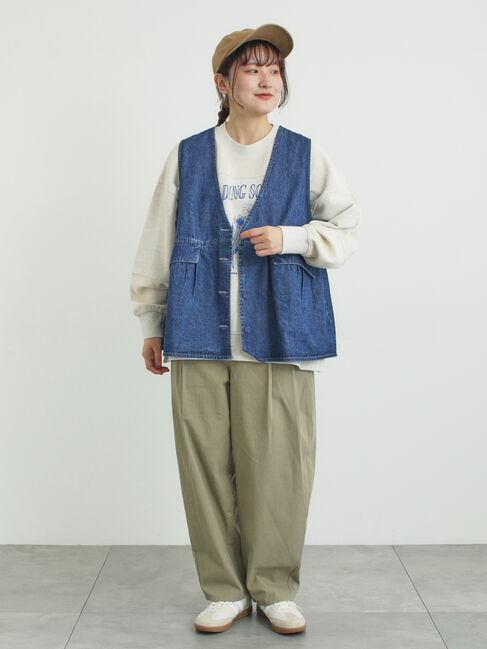 Samansa Mos2「ツータックカーブパンツ」|その他|