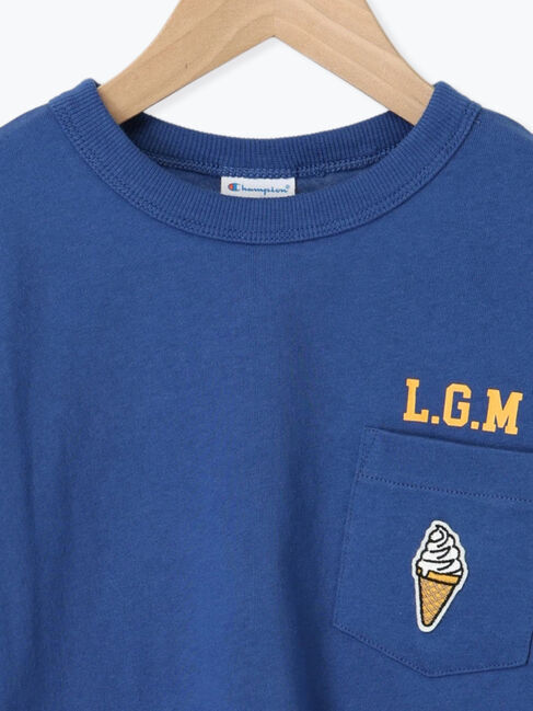 Samansa Mos2 Lagom「【Champion別注】ポケット付き半袖Tシャツ」|Tシャツ・カットソー|