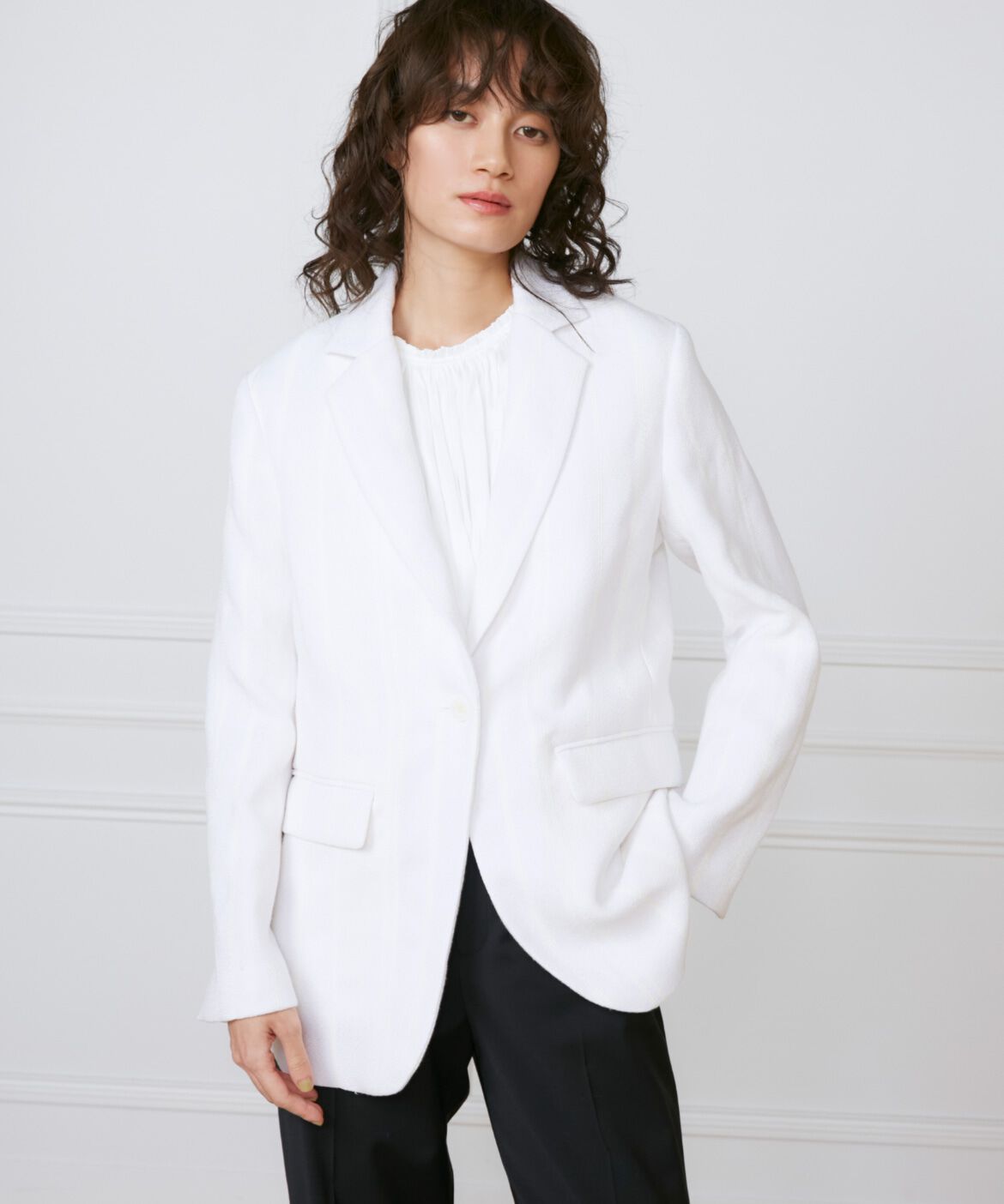 INED「1Bジャケット《la veille by SUPERIOR CLOSET》」|テーラードジャケット|