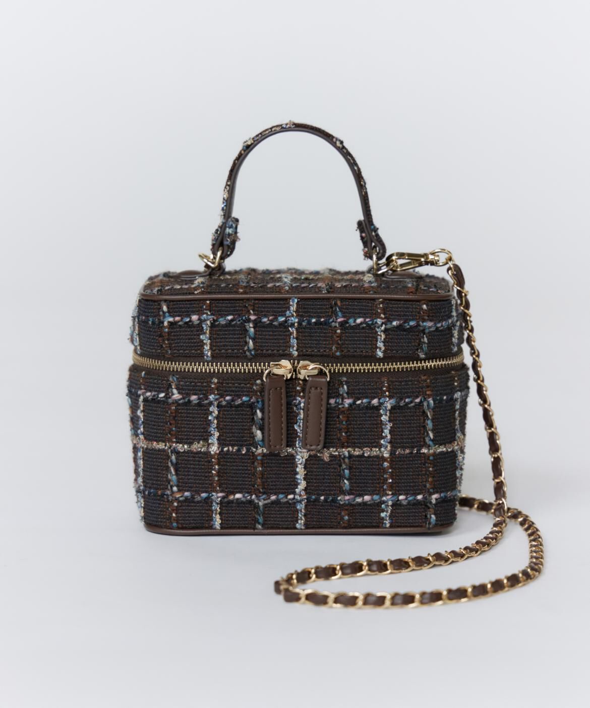 Maglie le cassetto「《M Maglie le cassetto》LINTONツイードバニティバッグ」|ハンドバッグ|