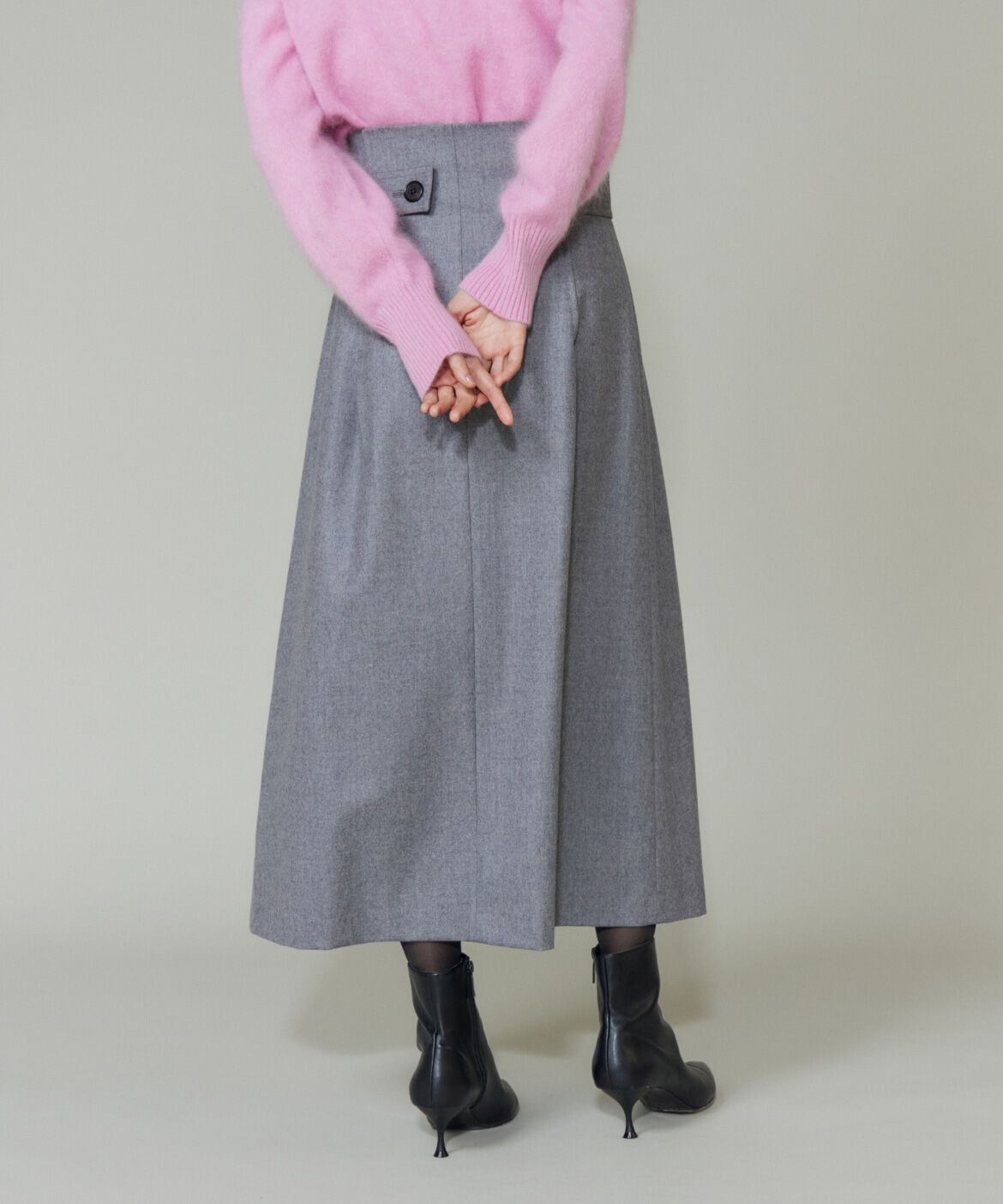 la veille by SUPERIOR CLOSET「ラップ風スカート」|スカート|