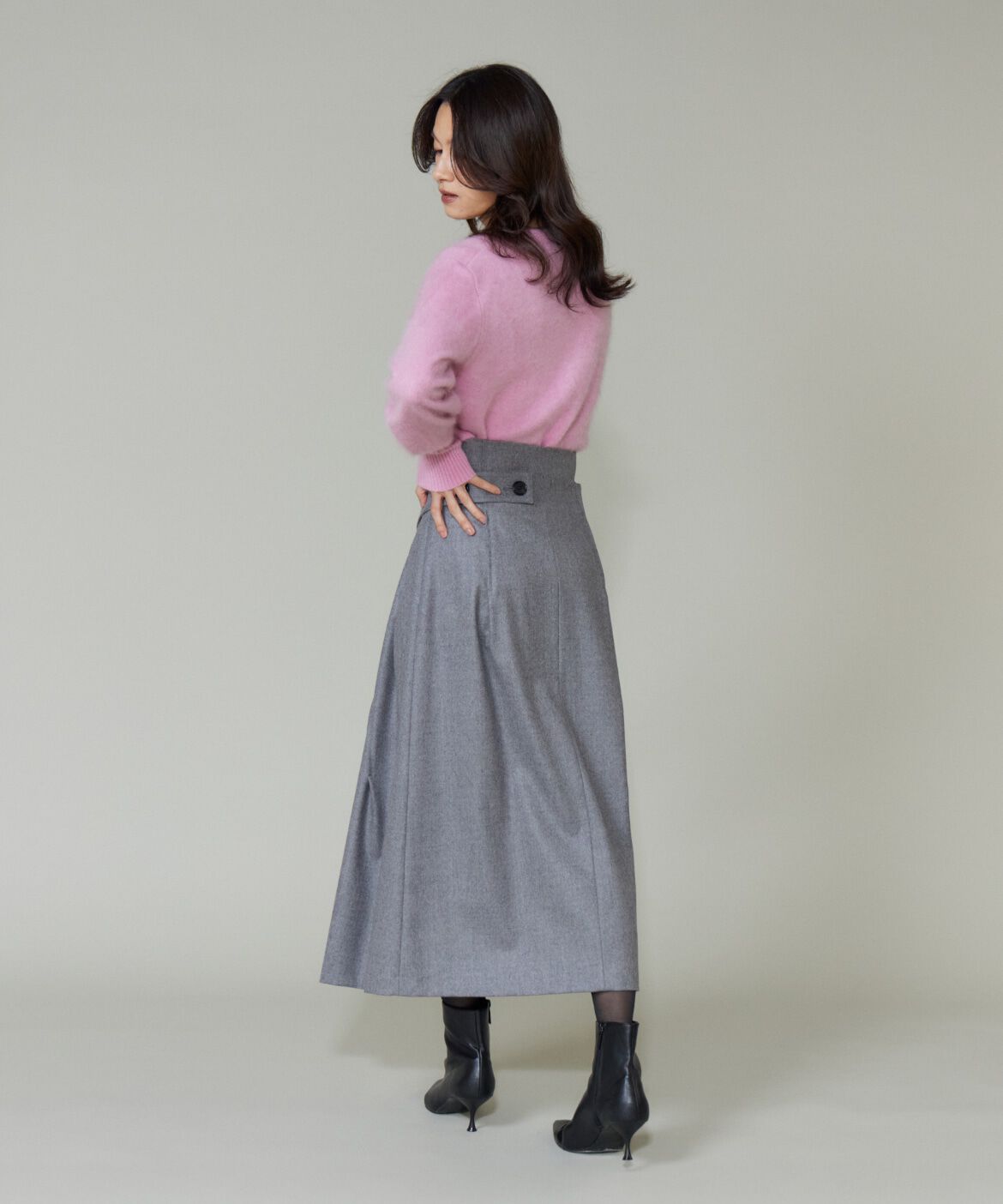 la veille by SUPERIOR CLOSET「ラップ風スカート」|スカート|