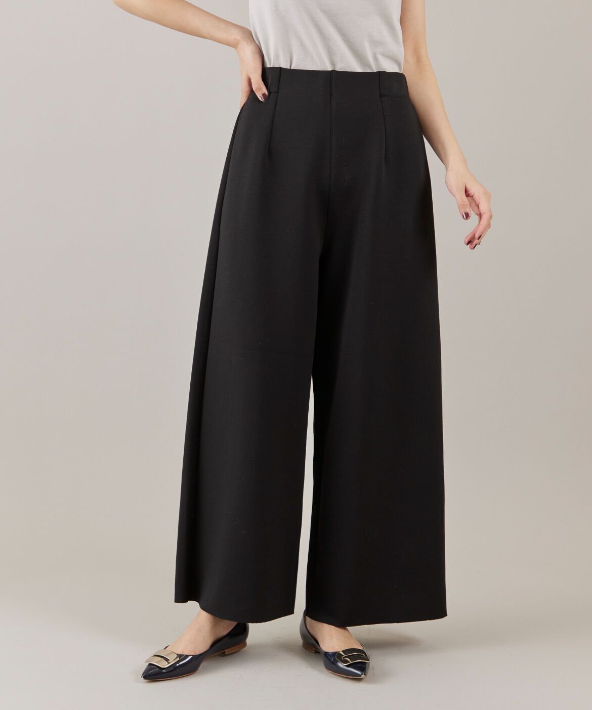 ef-de Black「ダンボールニットワイドパンツ」|その他|