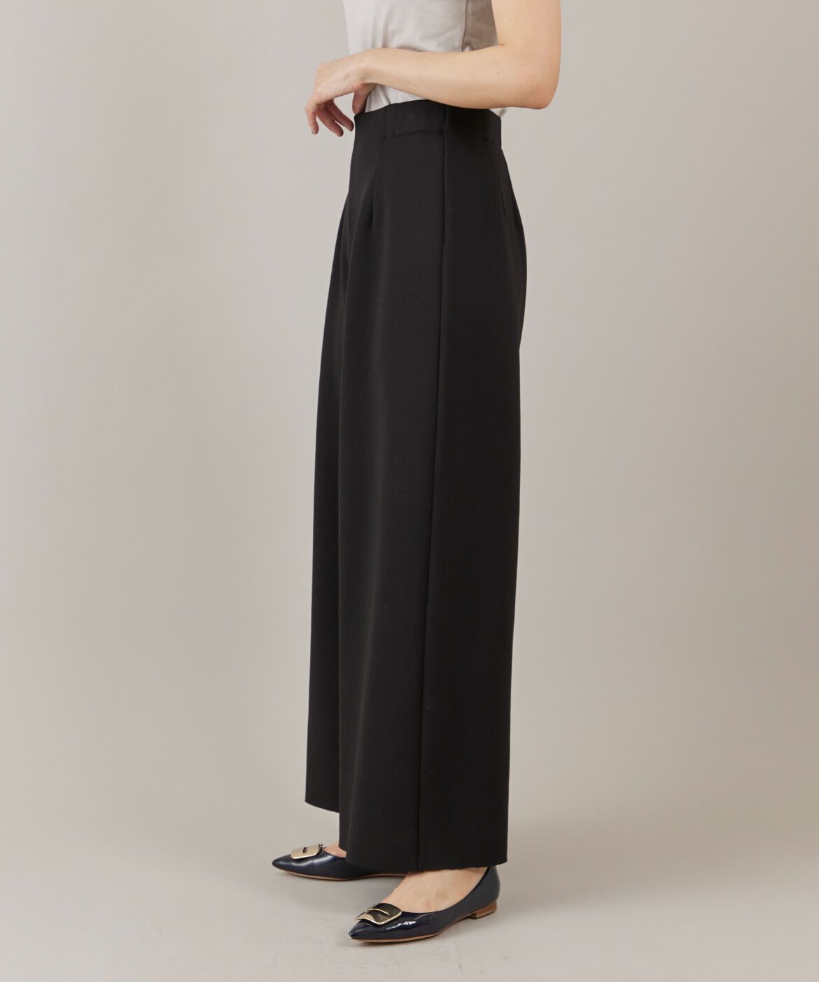 ef-de Black「ダンボールニットワイドパンツ」|その他|