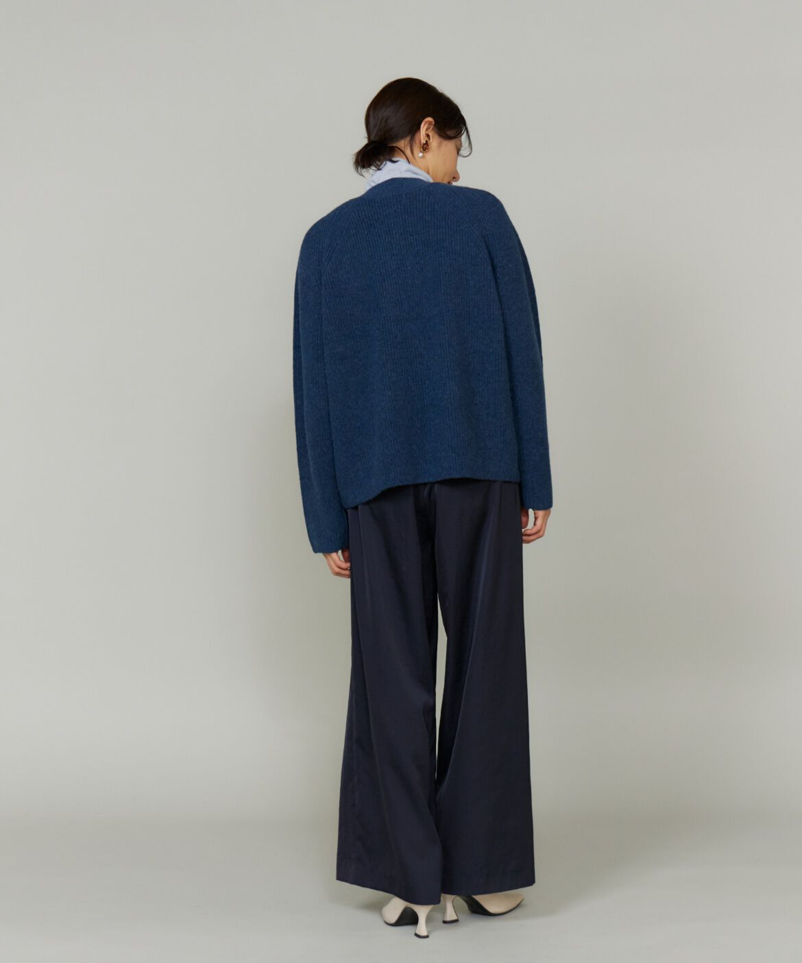 Le Souk「アルパカブレンドＶネックカーディガン」|カーディガン|