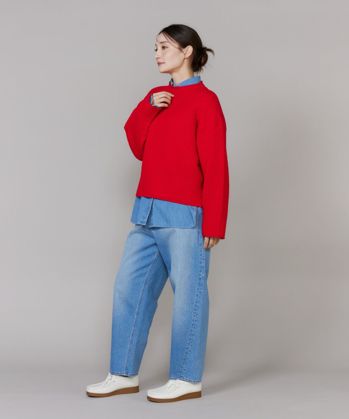 DAY by DAY it&rsquo;s international「ハニカムモックネックプルオーバー」|ニット・セーター|