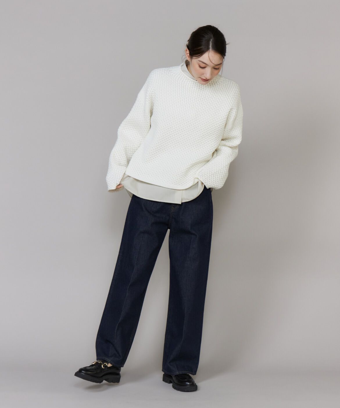 DAY by DAY it&rsquo;s international「ハニカムモックネックプルオーバー」|ニット・セーター|