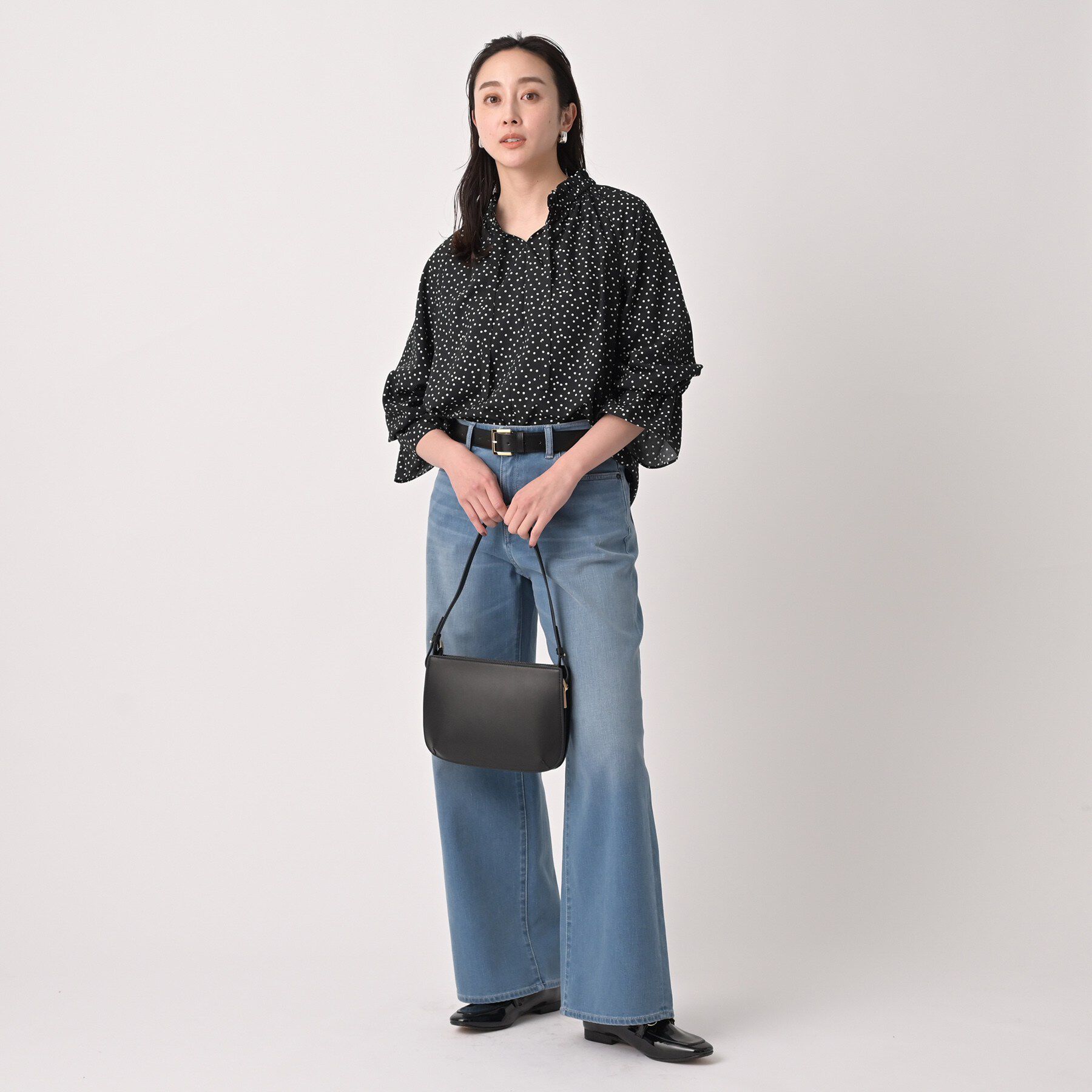 UNTITLED「ランダムドットブラウス」|シャツ・ブラウス|