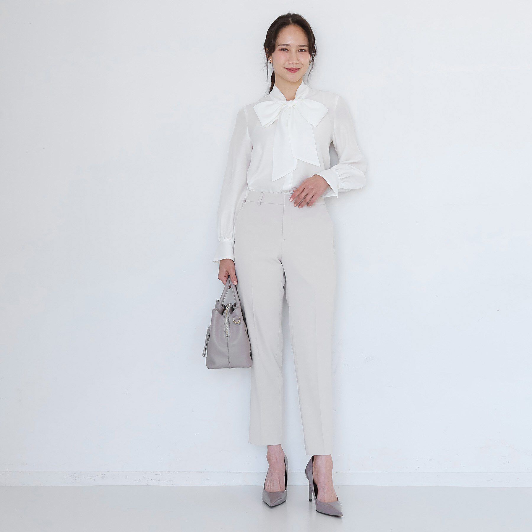 COUP DE CHANCE「【手洗い可／日本製／伸縮性／スーツ可】センタープレス入りテーパードパンツ」|その他|