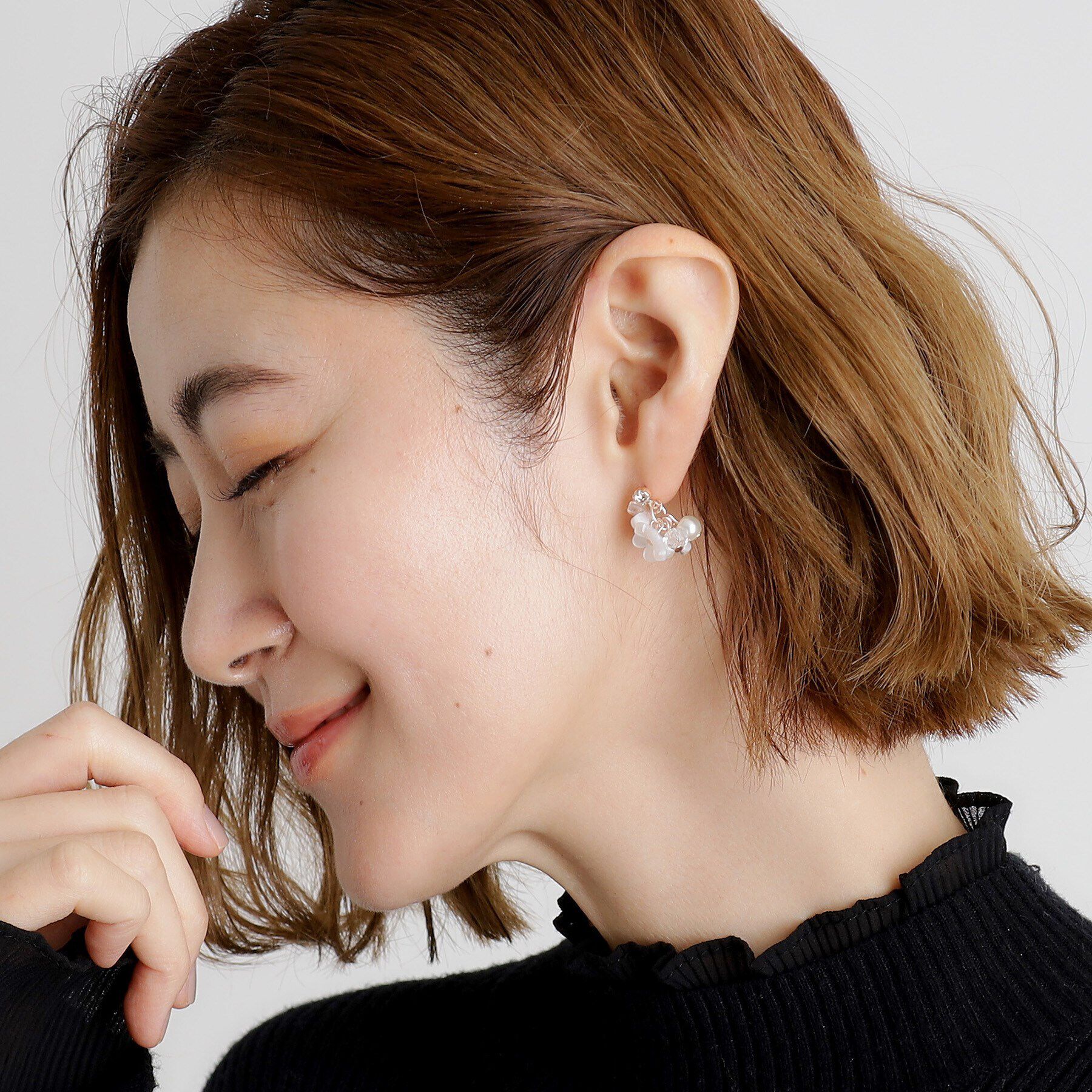 grove「さくらモチーフフックピアス」|ピアス|